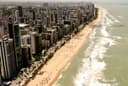 Vista aérea da orla do Recife, Pernambuco