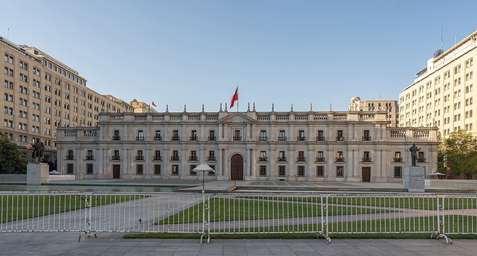 Palacio de La Moneda, sede de la Presidencia de Chile, en Santiago